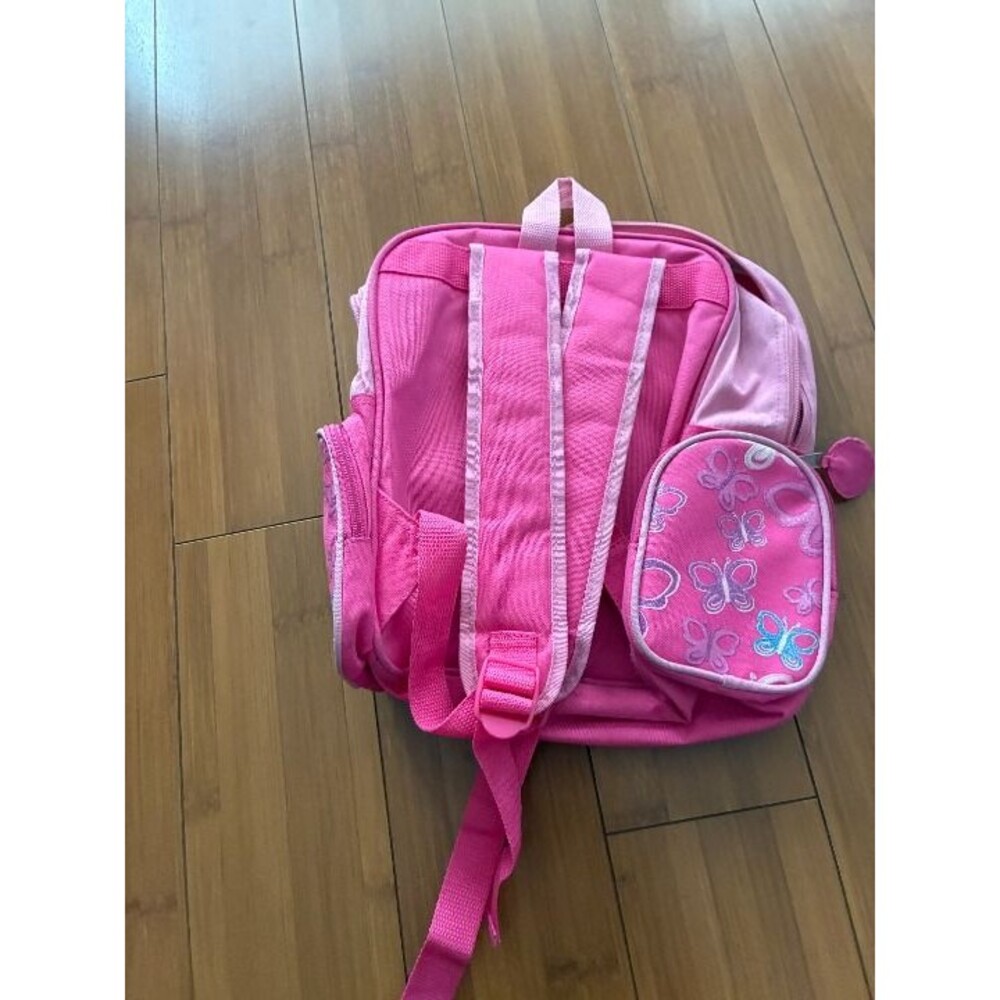 Orange Story Vintage Y2k Lovely White Pink Butterfly Backpack for Girls - Picture 3 of 4